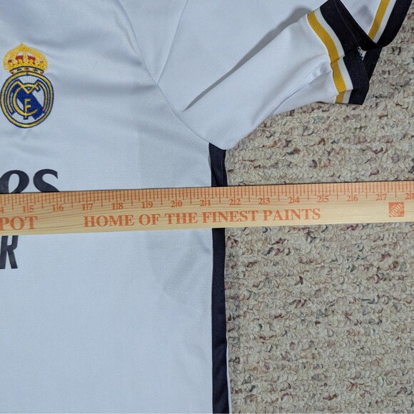 Adidas Real Madrid Soccer Jersey #8 Mens XL Slim Fit Home White Aeroready - Picture 9 of 12